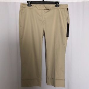 Tan Capri's Cuffed Hem Women's Size 12 B496